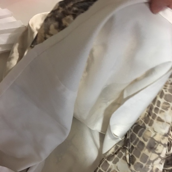 3/$30 Bebe Silk Snake Print 1 Shoulder Mini dress - Picture 6 of 8